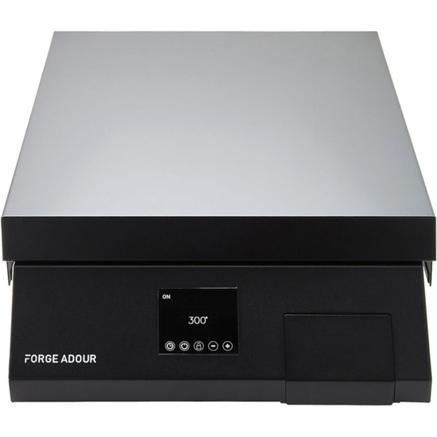 Plancha électrique FORGE ADOUR COOKING noir à poser, 57x39 cm