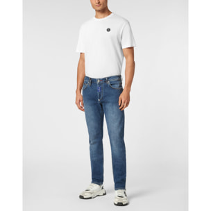 PHILIPP PLEIN Vaqueros de corte recto HEXAGON