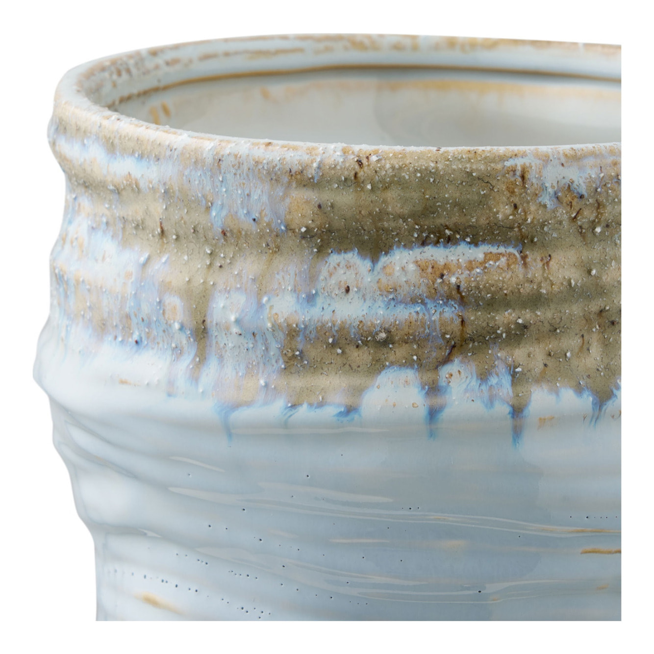 Vaso in ceramica azzurro chiaro Vikasa Home ø19,5x22,5 cm