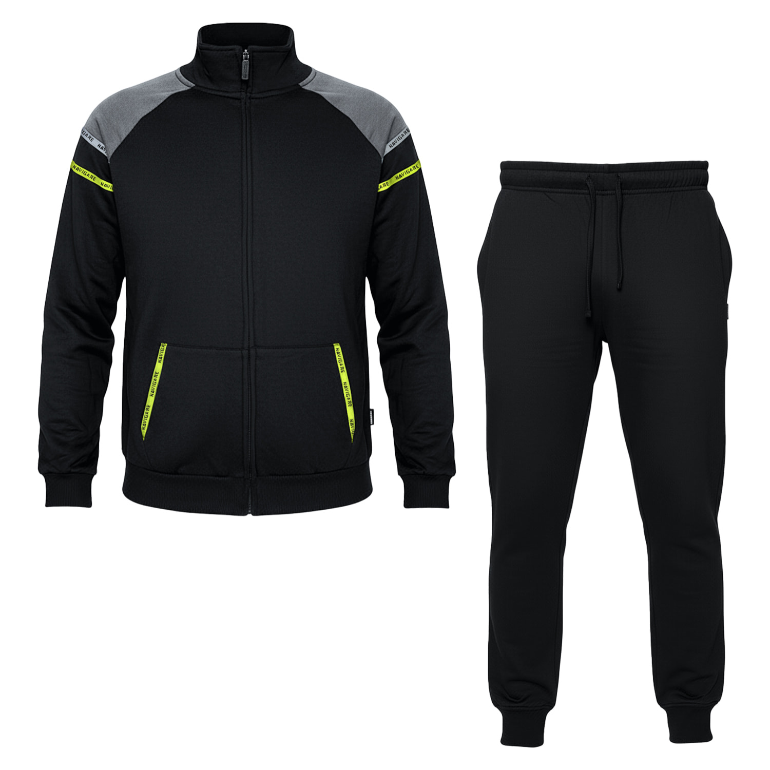 Tuta Uomo NAVIGARE Cotone Felpato Full Zip