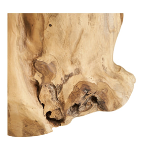 Palena - Tavolino d'appoggio in teak naturale ø40x45 cm