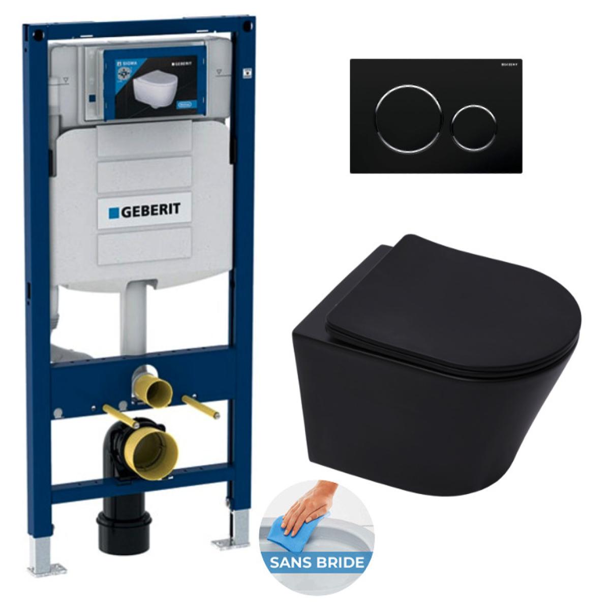 Geberit Pack WC Geberit Duofix + Cuvette WC suspendu Geberit