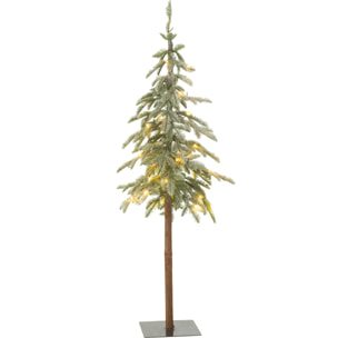 J-Line décoration sapin de Noël Neige - plastique - vert - small - LED