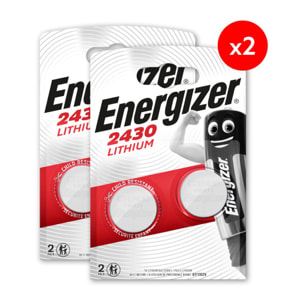 Pack de 2 - Energizer Pile Lithium 2430, pack de 2 Piles