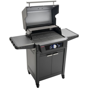 Barbecue gaz CHAR BROIL Evolve, sur chariot, 2 brûleurs, thermostat digital, surface de cuisson 63 x 43 cm