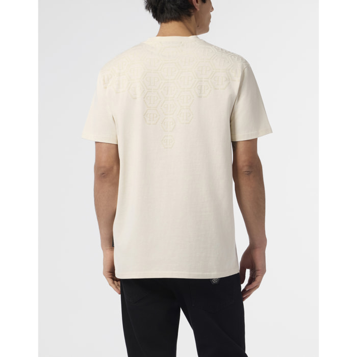 PHILIPP PLEIN Round Neck T-Shirt Degrade Monogram Monogram