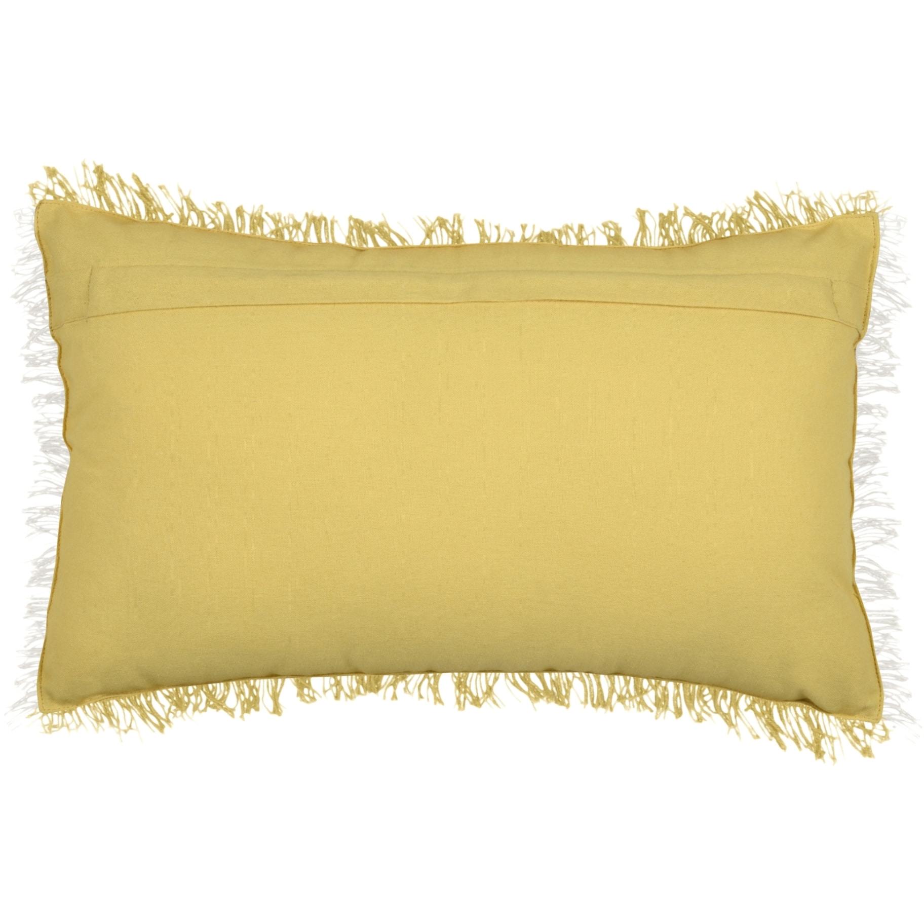 Coussin rectangulaire happiness - Jaune