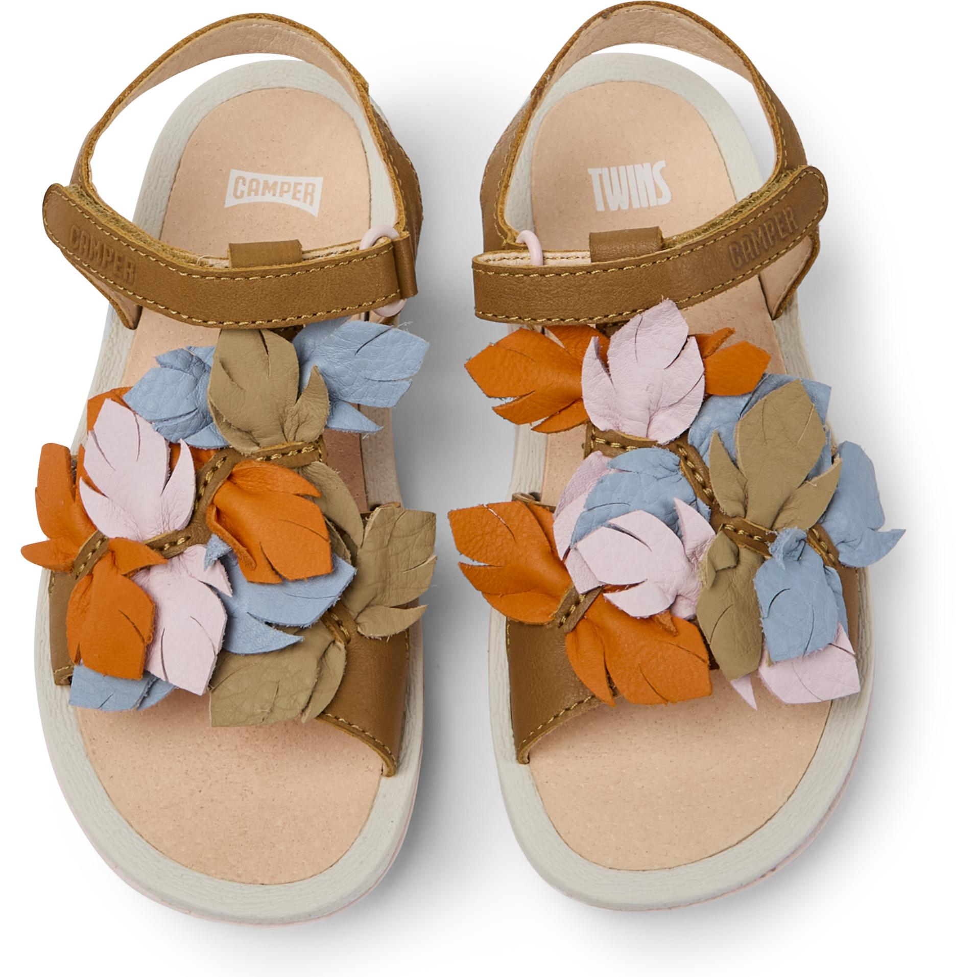 CAMPER Bicho Twins - Sandali Bambino Unisex Marrone