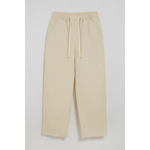 Pantalón Sunset de cintura elástica en beige