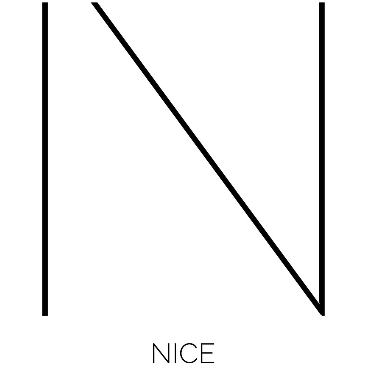 Poster n nice Affiche seule