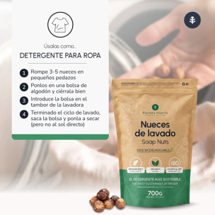 Pack 3xNueces de Lavado Planeta Huerto 700 gr