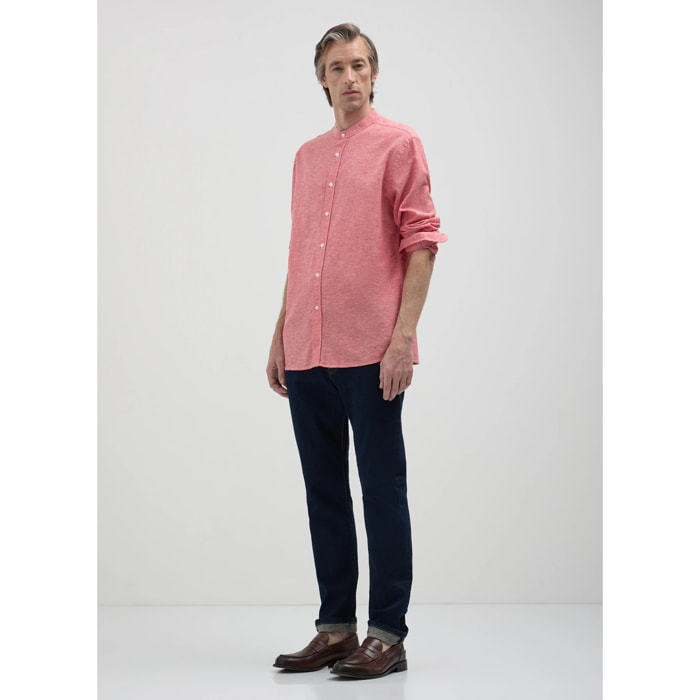 Camicia coreana in lino