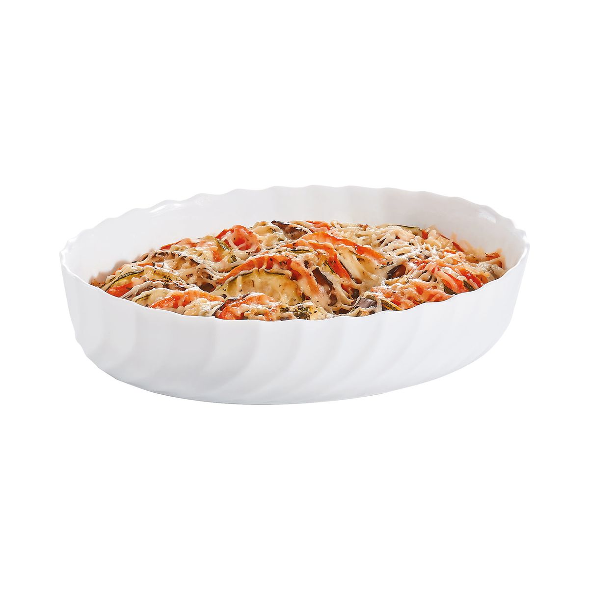 Fuente para horno ovalada blanca 22X17 cm Smart Cuisine Trianon - Luminarc