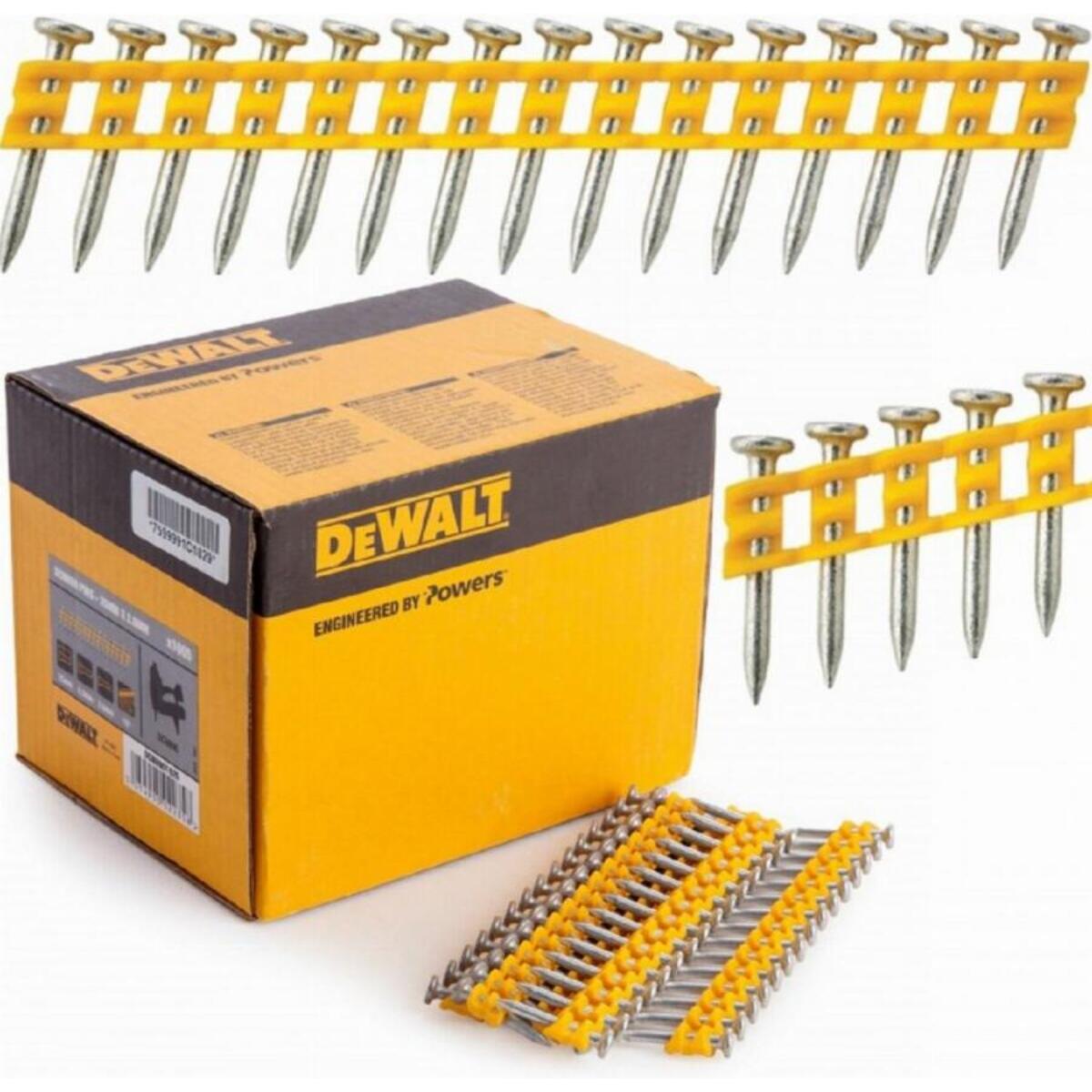 Boite de 1005 pointes béton standard pour cloueur DCN890 2,6x15mm - DEWALT - DCN8901015