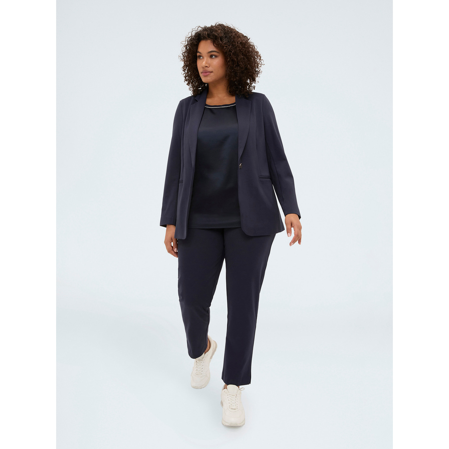 Fiorella Rubino - Pantaloni Joggers in Punto Milano - Blu