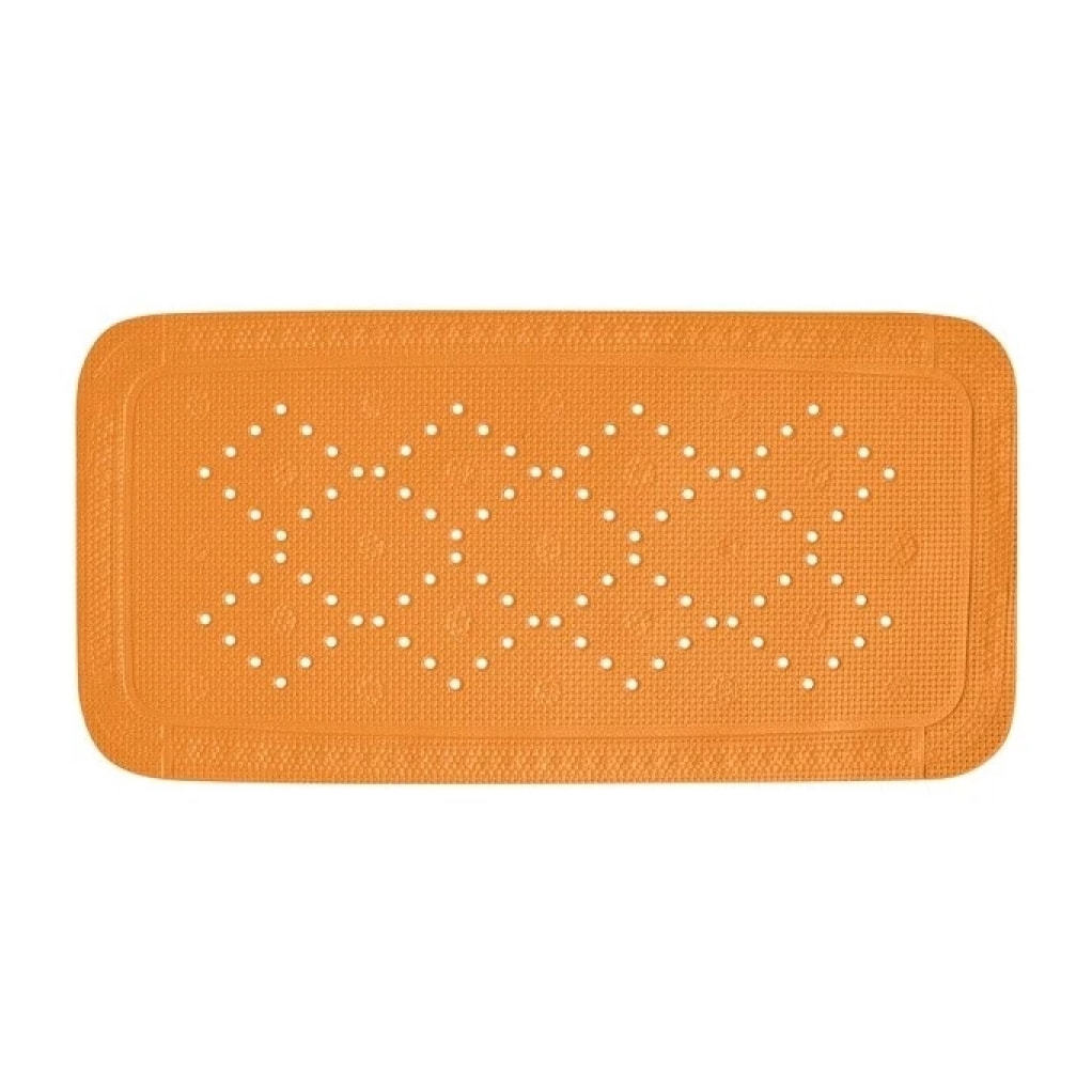 Tapis Fond de baignoire PVC ALASKA Orange Spirella