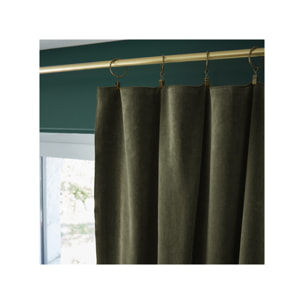 Rideau ajustable 140 x 270 cm en velours de coton - CESAR