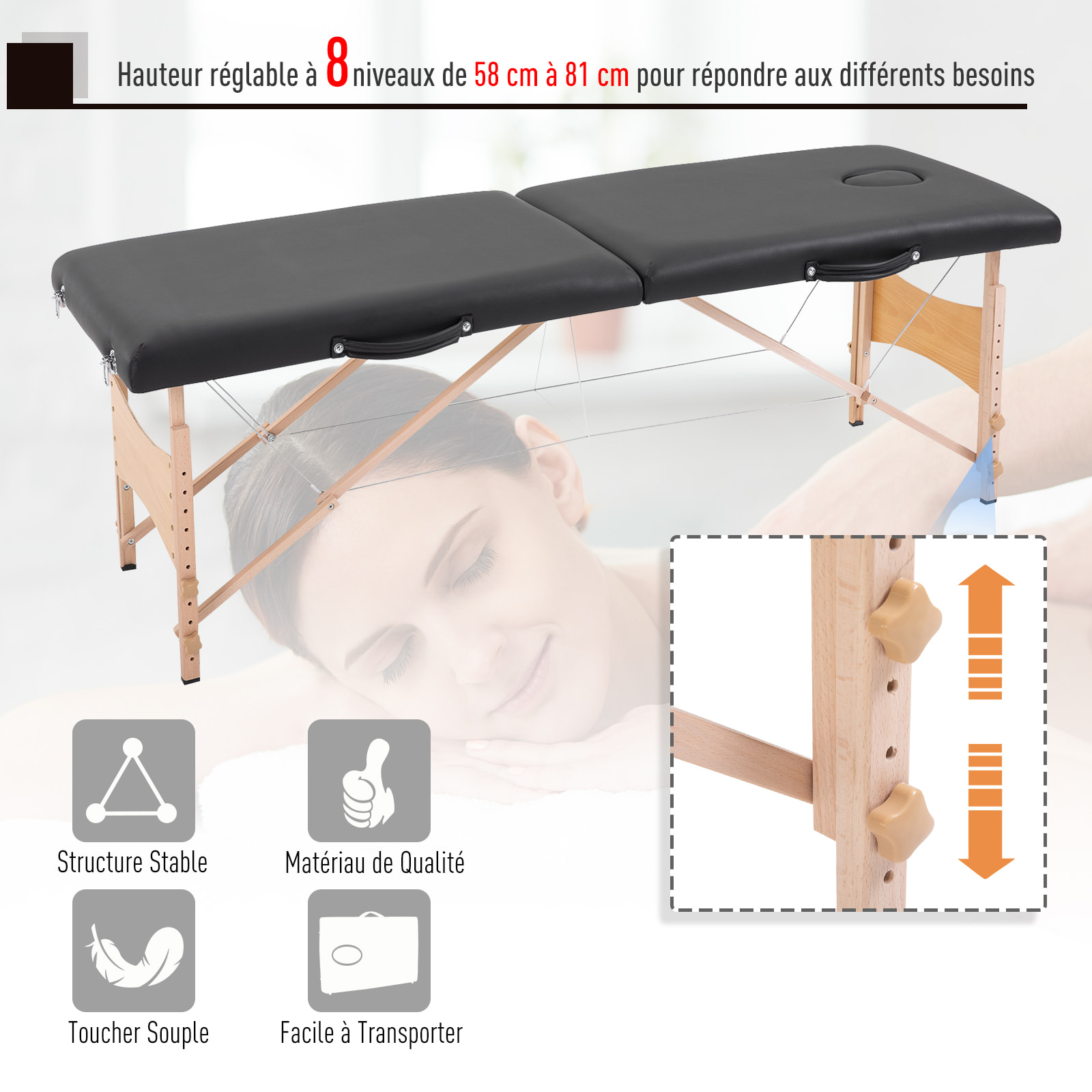 Table de massage pliante