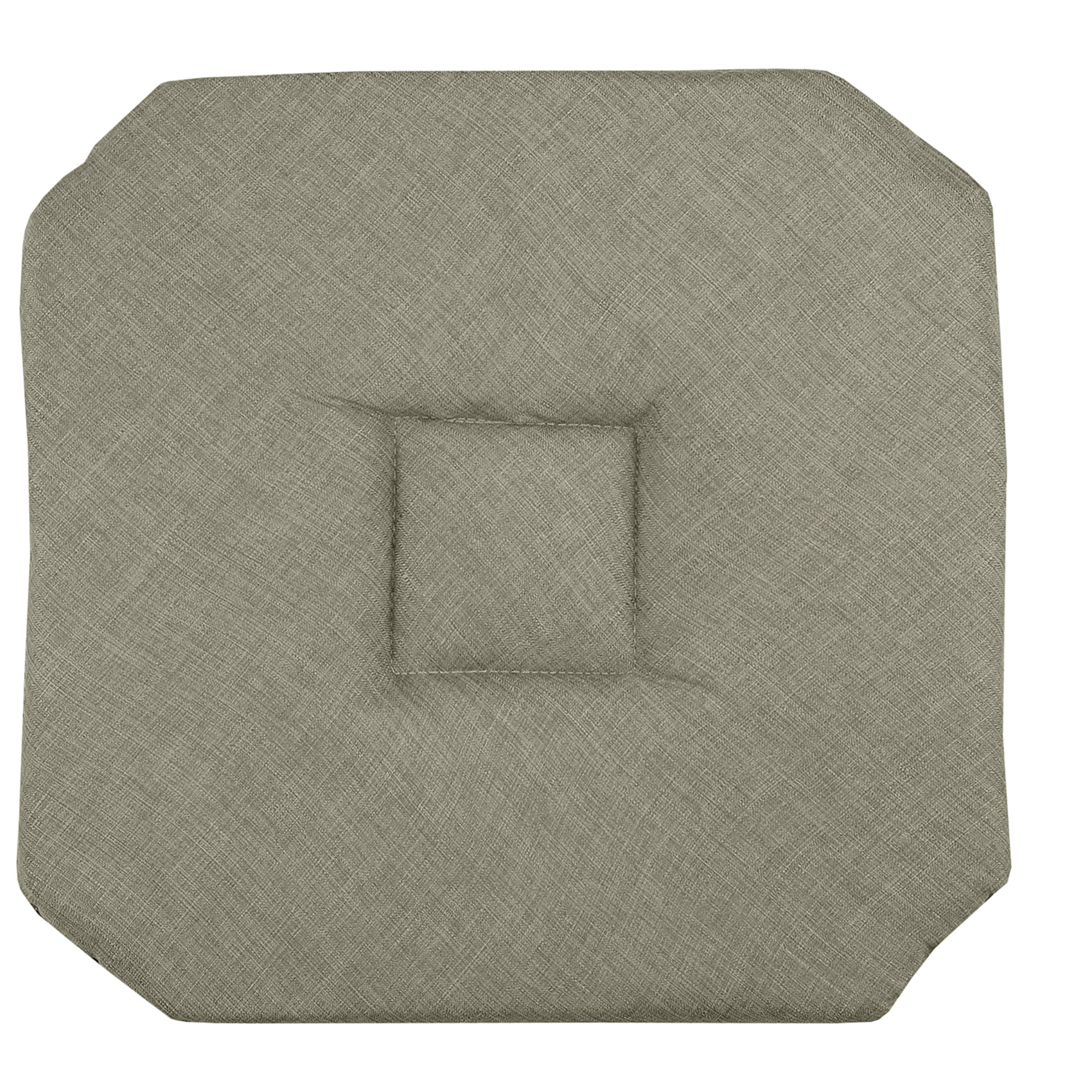 Galette de chaise italienne et unie - Vert