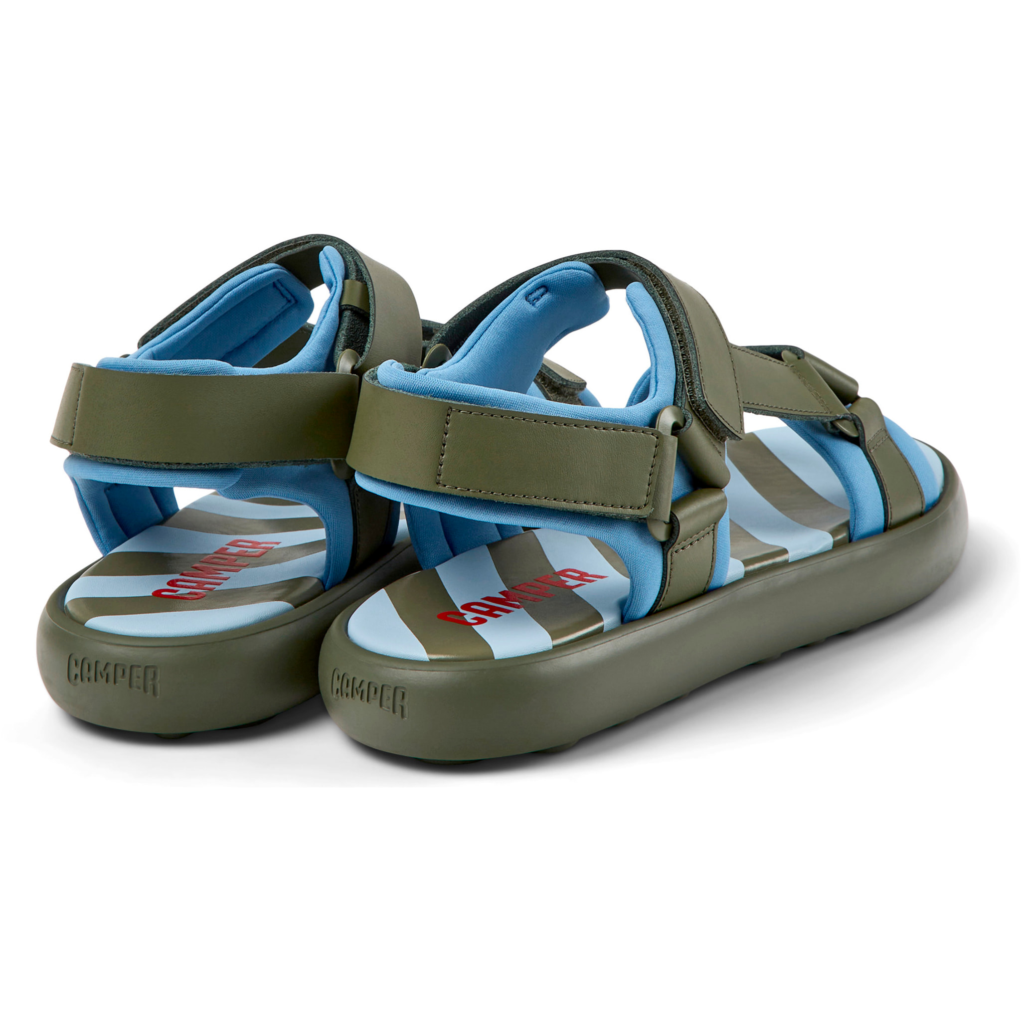 Sandalias - CAMPER Pelotas Flota - Multicolor - Piel lisa / Textil técnico (poliéster reciclado)