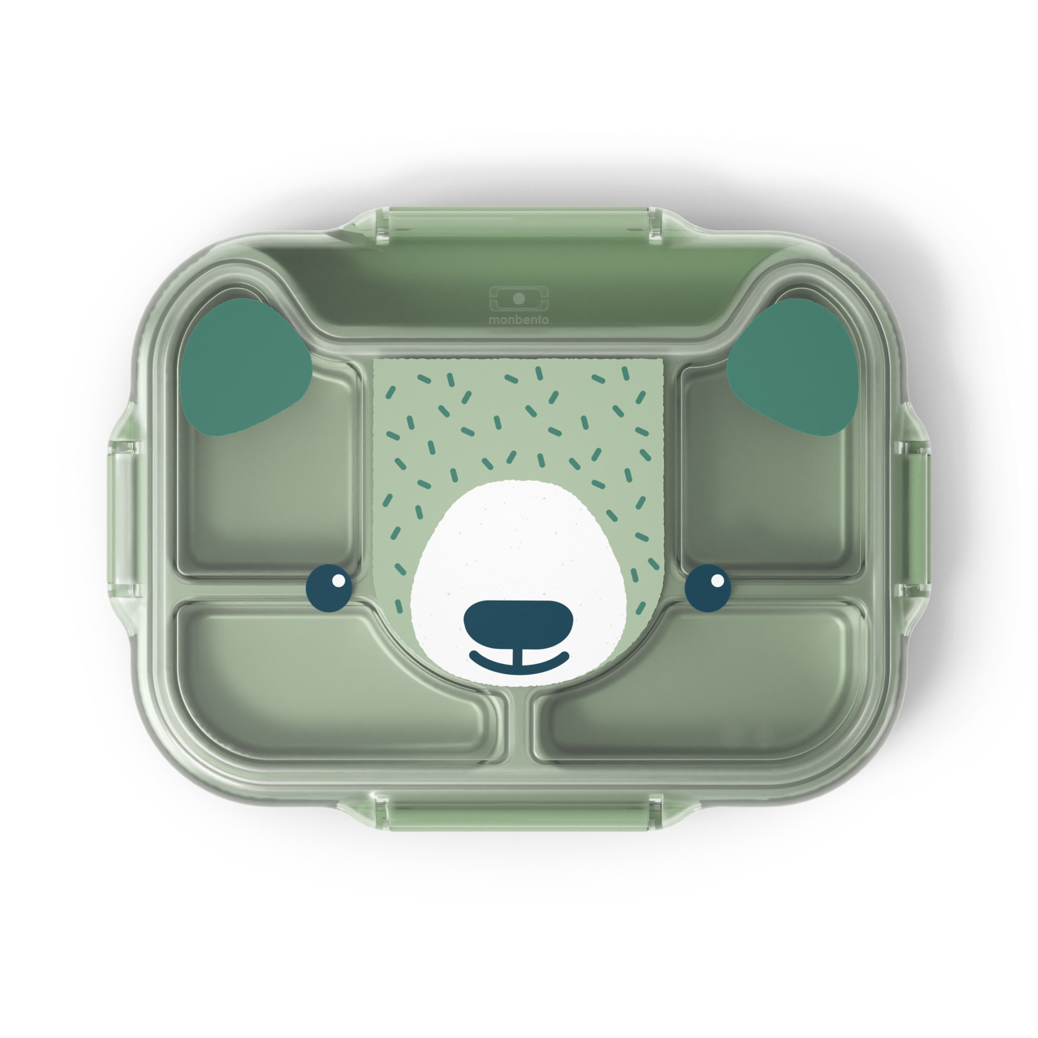 Lunch box plateau pour enfant Wonder 950ml Vert Ours