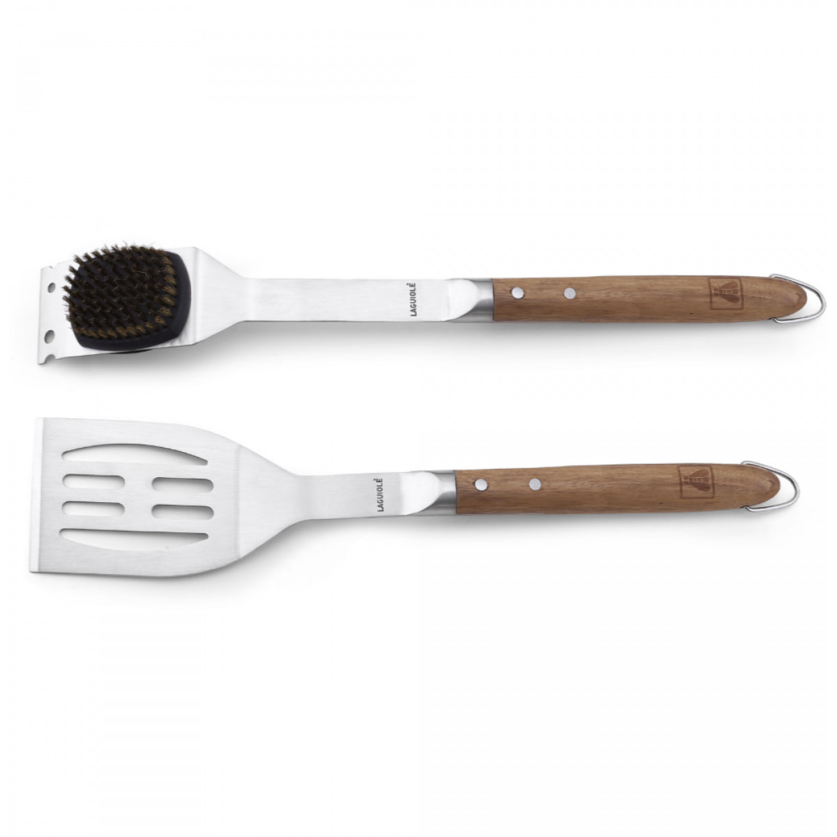 Spatule et brosse pour barbecue