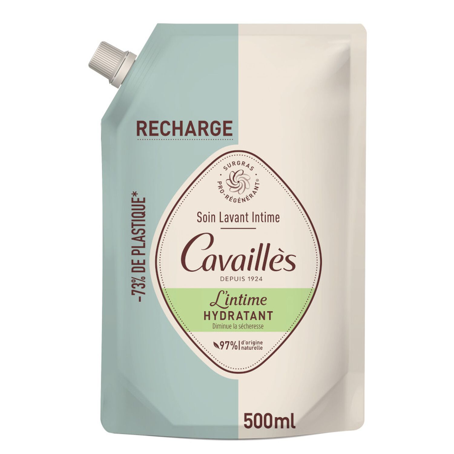 Ecorecharge soin lavant intime - Extra-Doux 500 ml