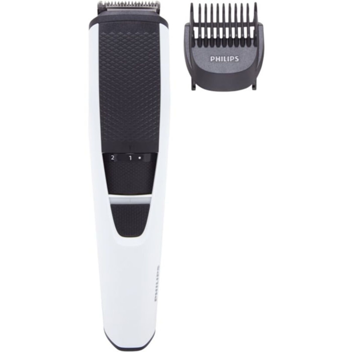 Tondeuse barbe PHILIPS BT3206/14, molette réglable, 10 hauteurs de coupe, précision 1 mm, autonomie 45 mn