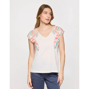 Camiseta Manga Corta Multicolor - Borda