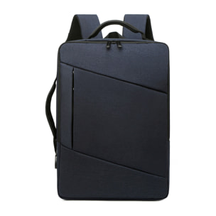 Zaino per laptop con interfaccia di ricarica USB.
