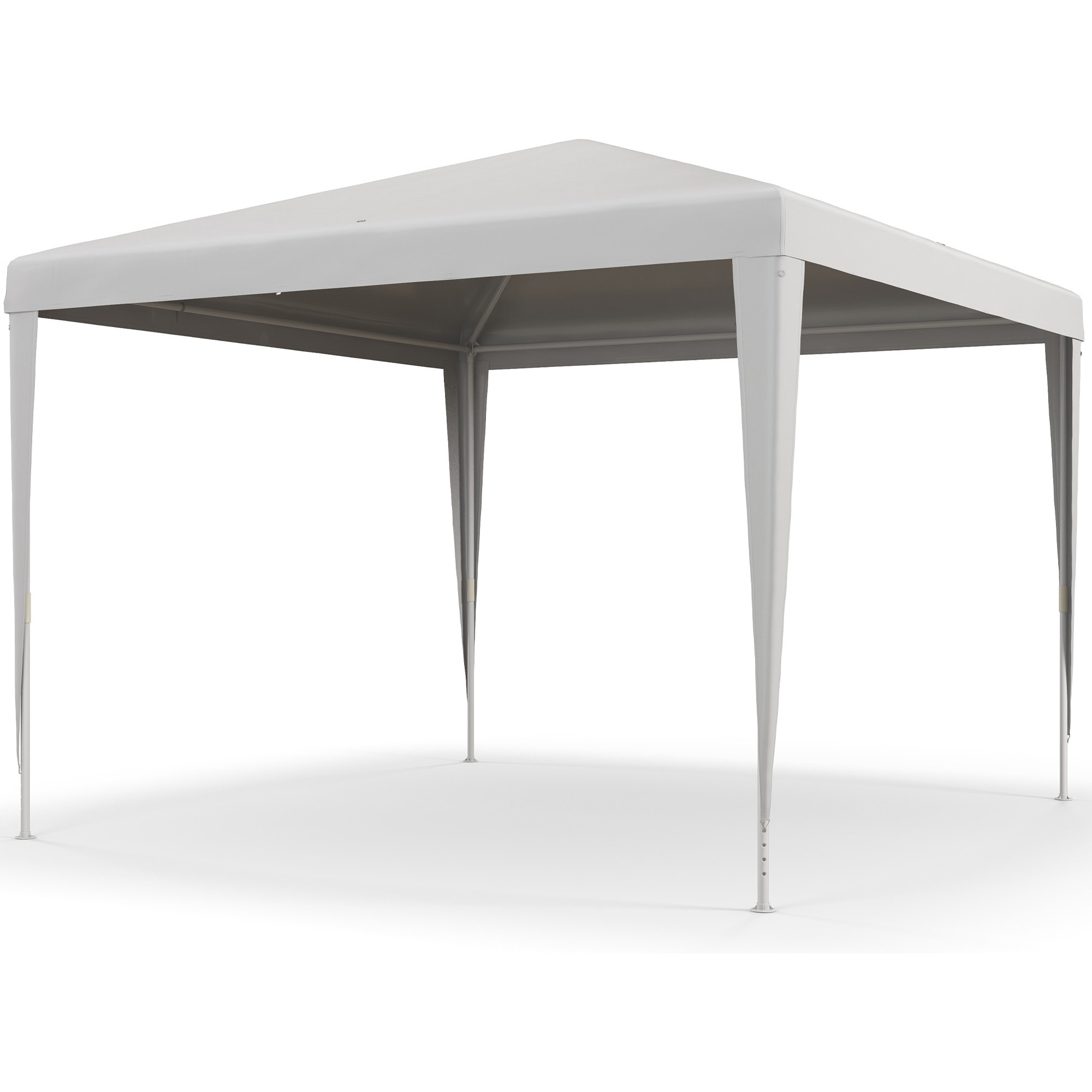 Tonnelle barnum 3 x 3 m acier PE imperméable 90g/m² blanc