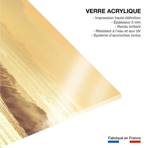 Tableau paysage ocean plage anglet  Tableau plexiglas