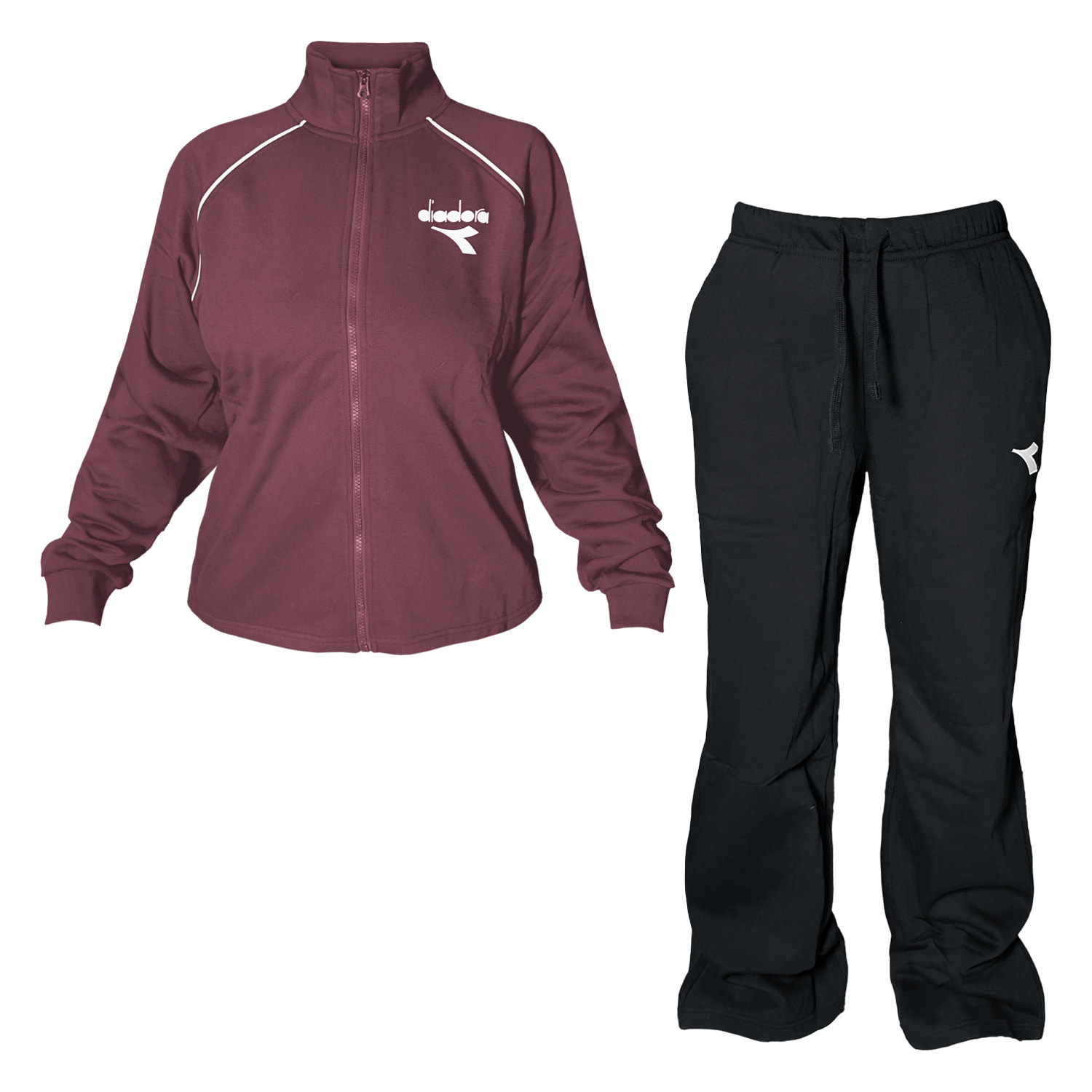 Tuta Donna DIADORA Cotone Felpato Full Zip Art.102182269