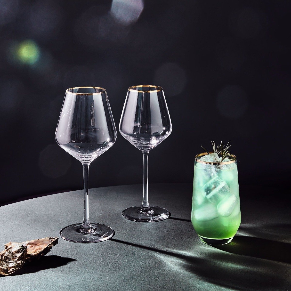 Ensemble 16 verres  Ultime Bord Or - Cristal d'Arques