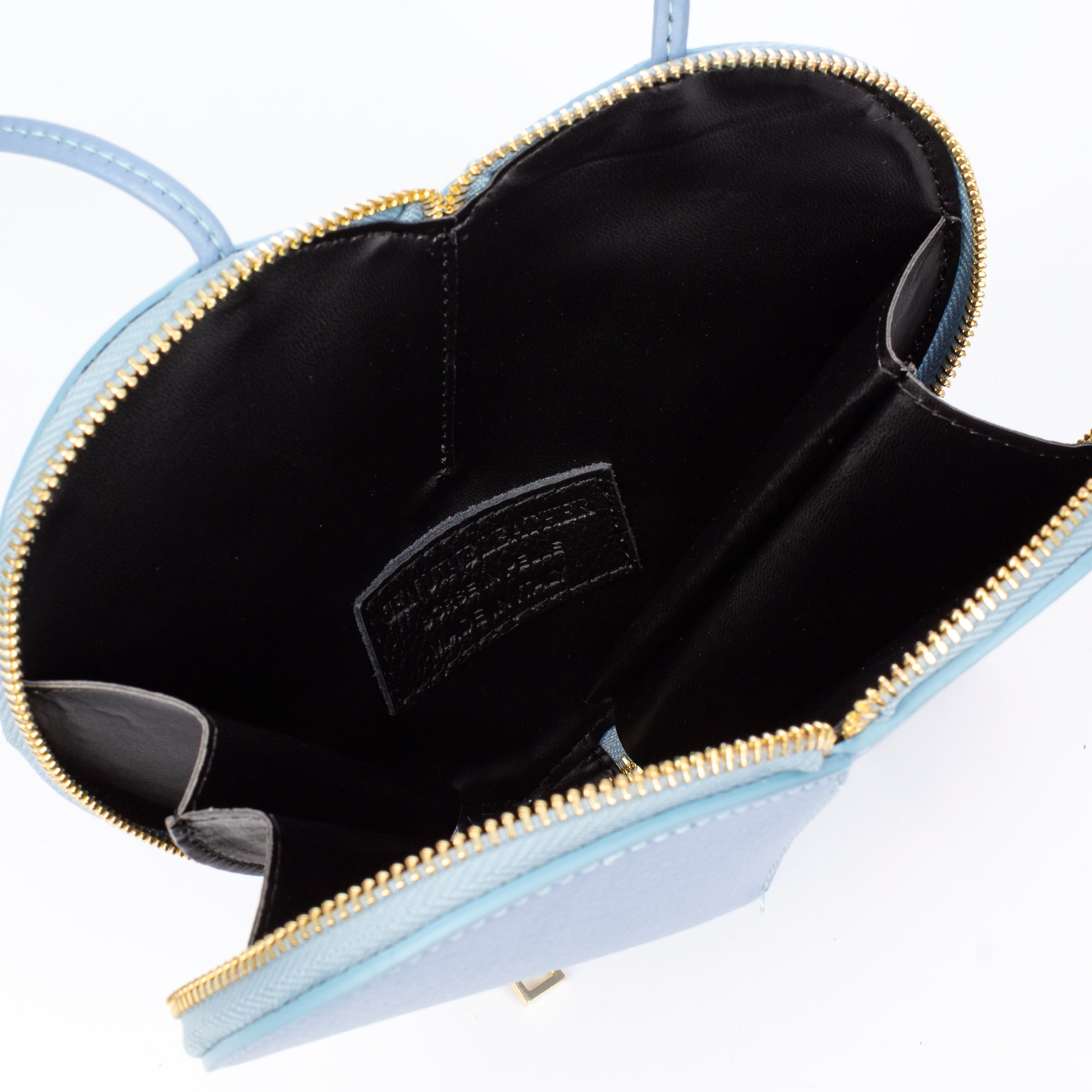 Barbaresco bolso de hombro mujer, con forma de corazón. Piel auténtica Dollaro.