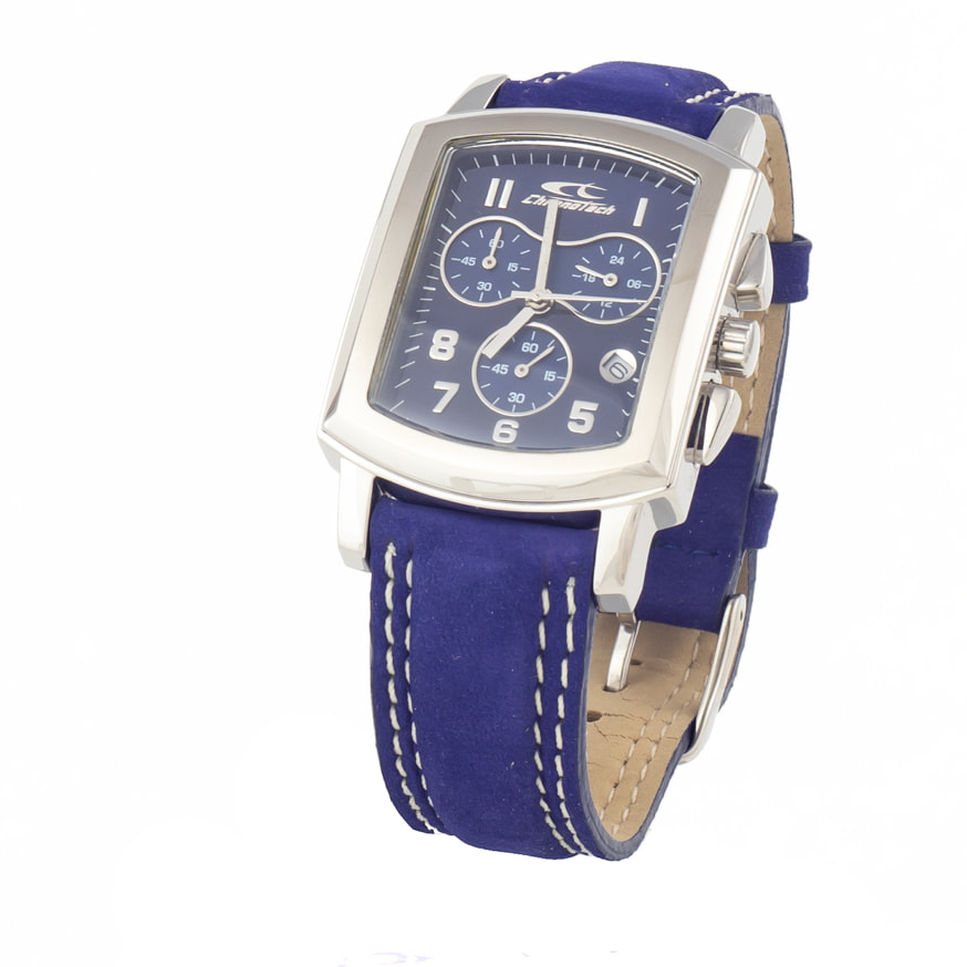 Reloj Chronotech CT7319B-02 Mujer Analogico Cuarzo con Correa de Piel