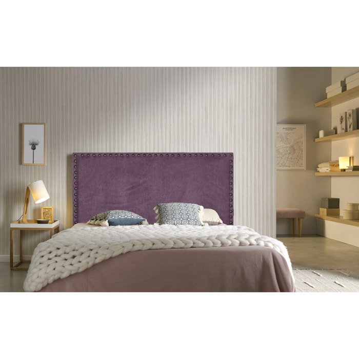 Cabecero Lirio Tela Violeta 160