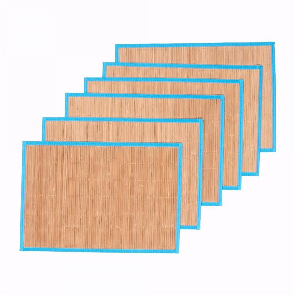 Set de table LOT 6 SETS DE TABLE JUHE en bambou