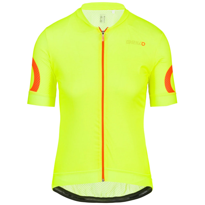 Briko - Maglie gioco, Uomo, Verde - Granfondo Jersey 2.0