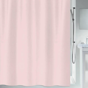 Rideau de douche Polyester PRIMO Rose Clair Spirella