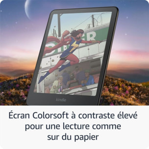 Liseuse eBook AMAZON Kindle Colorsoft - Noire 16Go