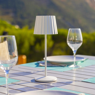 6 Lampe de table ABBY + Socle de charge