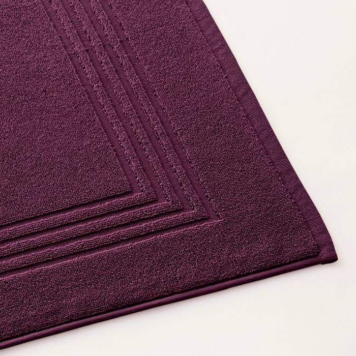 Tapis de Bain Coton Peigné - 920 g/m2 VIOLET