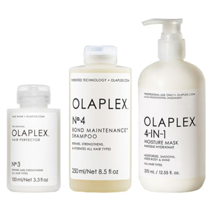 OLAPLEX Kit Hair Perfector N°3 100ml + Shampoo N°4 250ml + Mask N°4-In-1 370ml