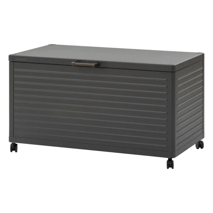 Coffre de rangement "Edenio" graphite M 141,6 x 72 x 78cm en aluminium 670 L