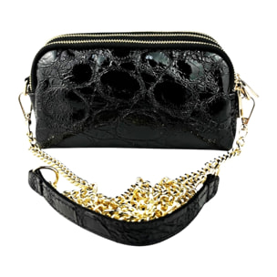 Pochette Cheval Firenze Saint Moritz Cocco Nero