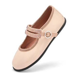 Scarpe Mary Jane in vernice per bambine con chiusura a fibbia