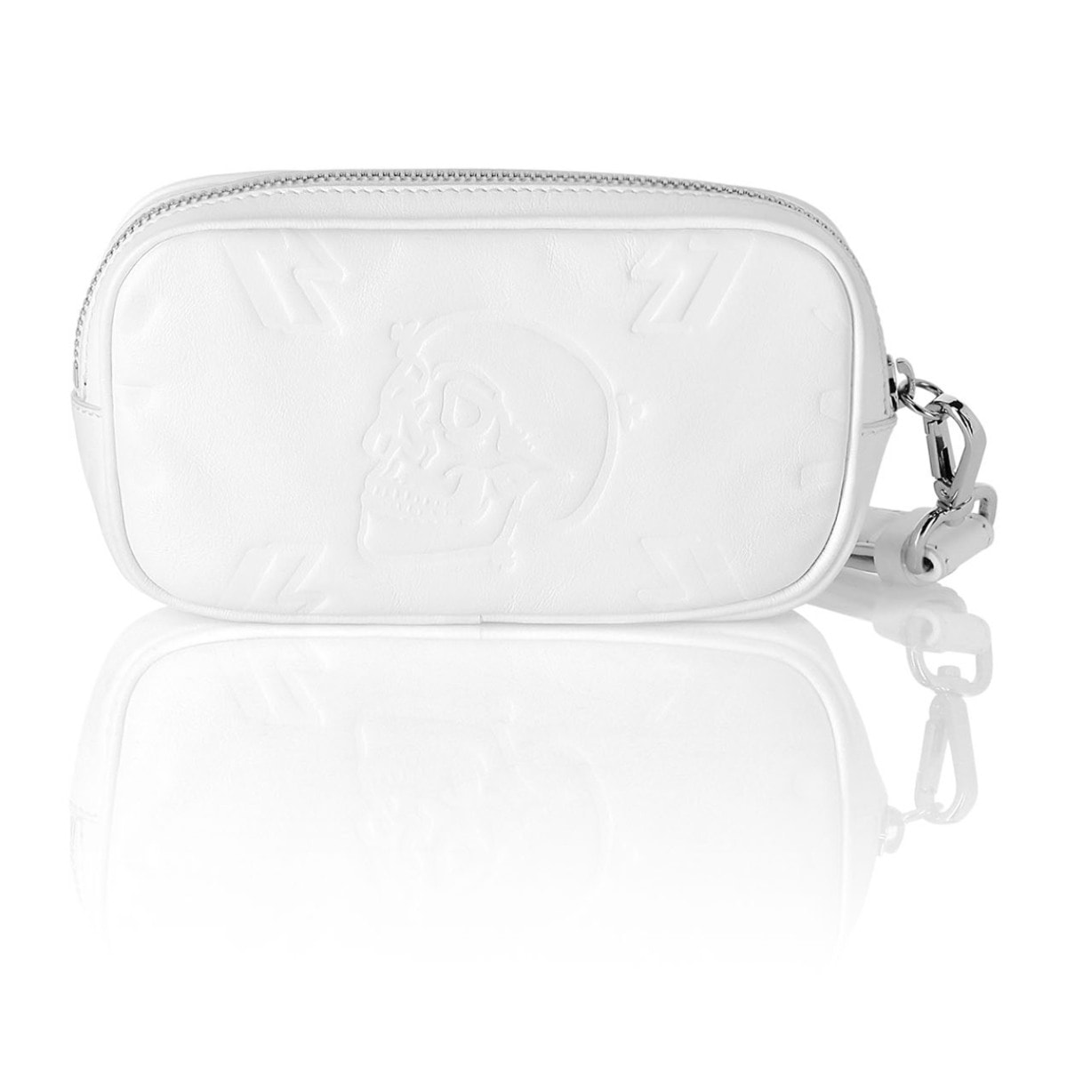 PHILIPP PLEIN Leather Mini Shoulder Embossed  Monogram