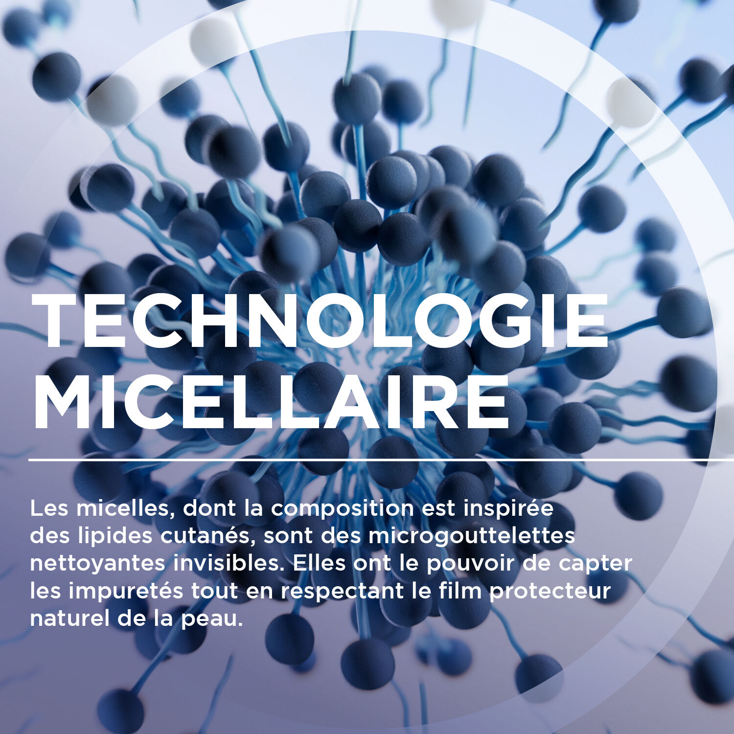 Créaline Gel Moussant - Nettoyant Micellaire à Rincer - Peaux Sensibles