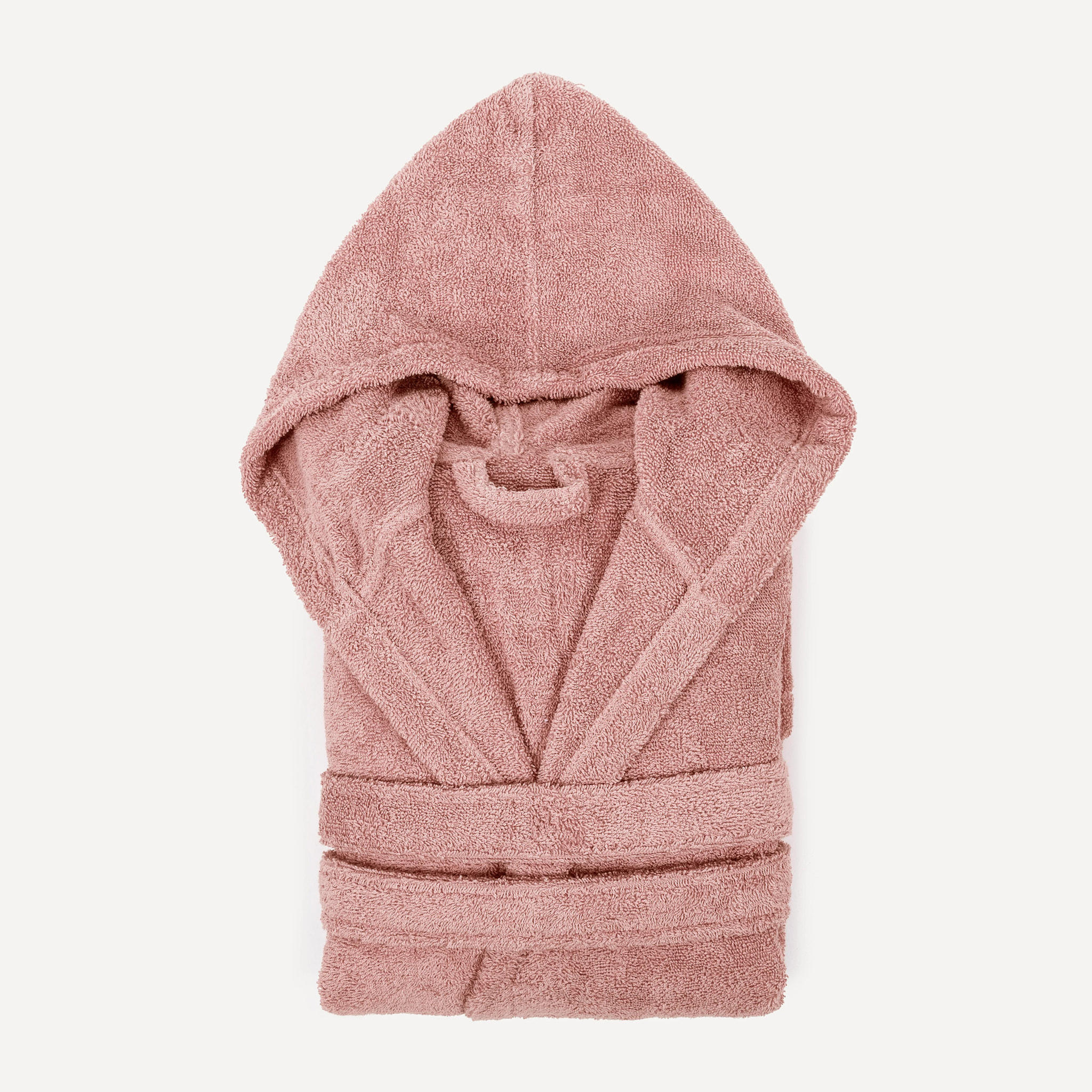 Albornoz capucha 450gr unisex rosa keike